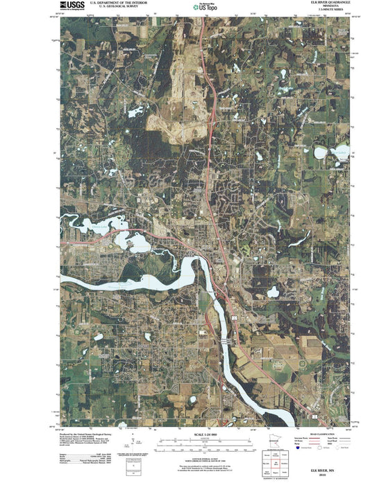 2010 Elk River, MN - Minnesota - USGS Topographic Map
