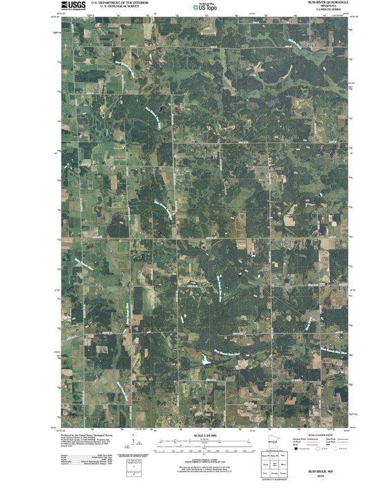 2010 Rum River, MN - Minnesota - USGS Topographic Map