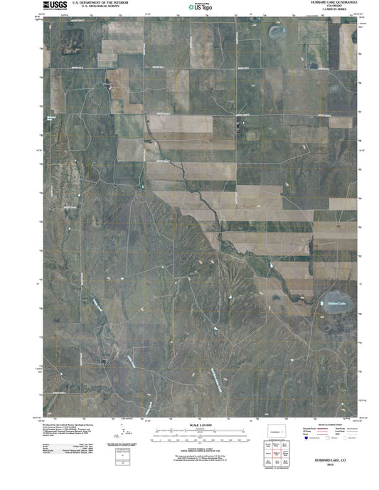 2010 Hubbard Lake, CO - Colorado - USGS Topographic Map