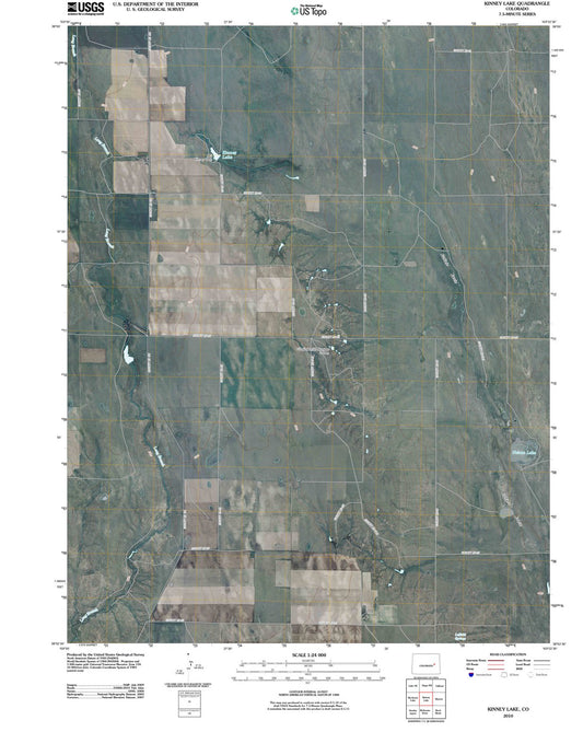 2010 Kinney Lake, CO - Colorado - USGS Topographic Map