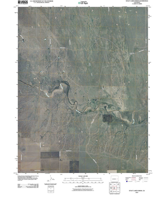 2010 Stacy Lakesraw, CO - Colorado - USGS Topographic Map