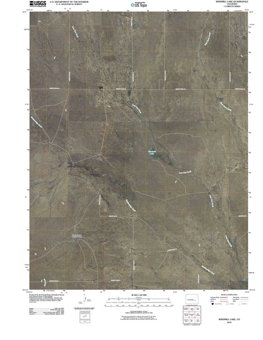 2010 Windmill Lake, CO - Colorado - USGS Topographic Map