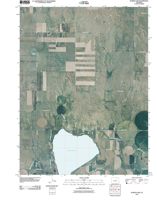 2010 Sunken Lake, CO - Colorado - USGS Topographic Map