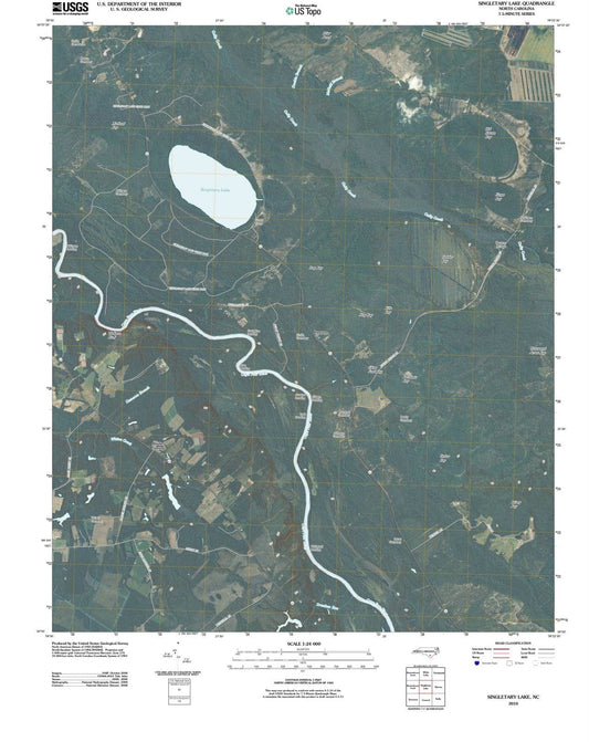 2010 Singletary Lake, NC - North Carolina - USGS Topographic Map