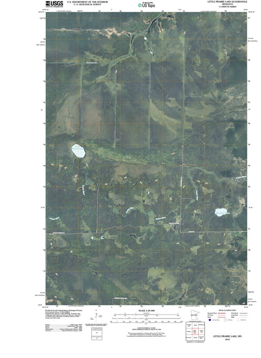 2010 Little Prairie Lake, MN - Minnesota - USGS Topographic Map