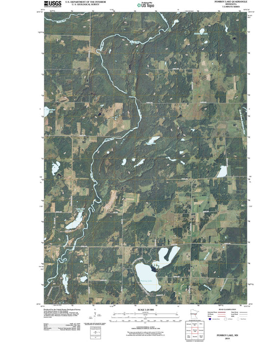 2010 Pomroy Lake, MN - Minnesota - USGS Topographic Map