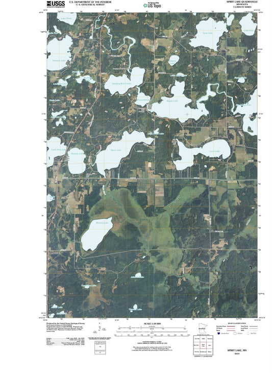 2010 Spirit Lake, MN - Minnesota - USGS Topographic Map