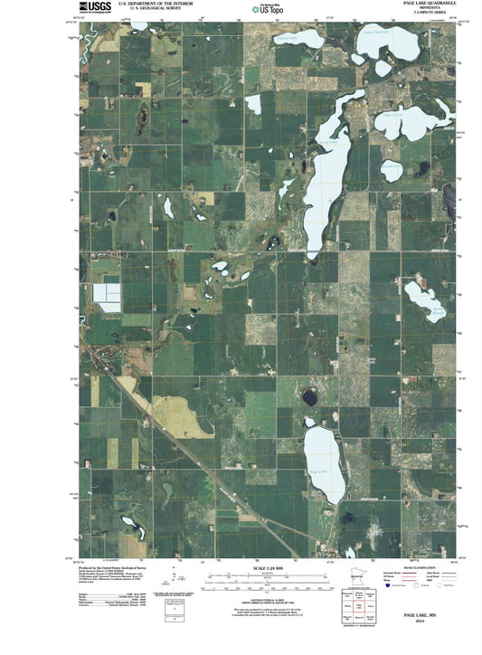 2010 Page Lake, MN - Minnesota - USGS Topographic Map
