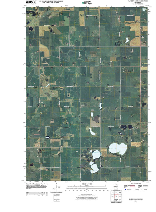 2010 Patchen Lake, MN - Minnesota - USGS Topographic Map