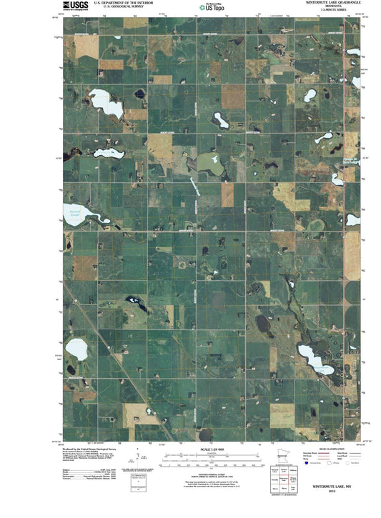 2010 Wintermute Lake, MN - Minnesota - USGS Topographic Map