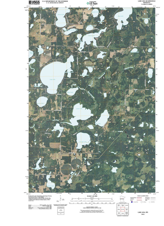 2010 Lake Ada, MN - Minnesota - USGS Topographic Map