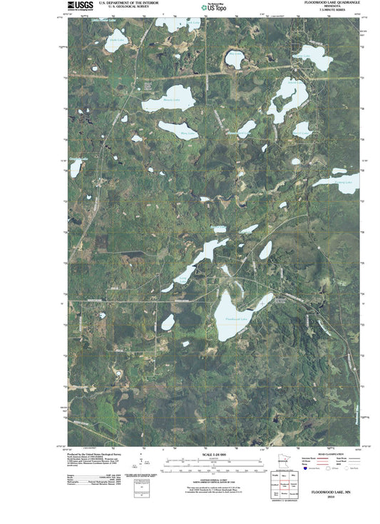 2010 Floodwood Lake, MN - Minnesota - USGS Topographic Map
