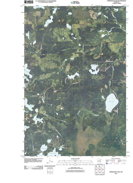 2010 Horsehead Lake, MN - Minnesota - USGS Topographic Map