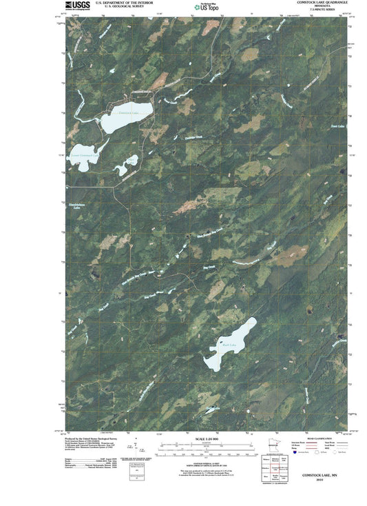 2010 Comstock Lake, MN - Minnesota - USGS Topographic Map