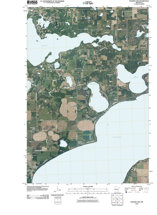 2010 Walker Lake, MN - Minnesota - USGS Topographic Map