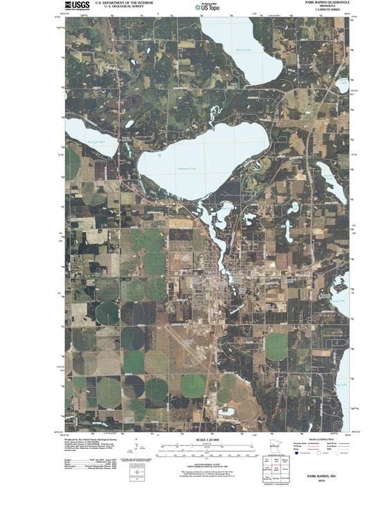 2010 Park Rapids, MN - Minnesota - USGS Topographic Map v3