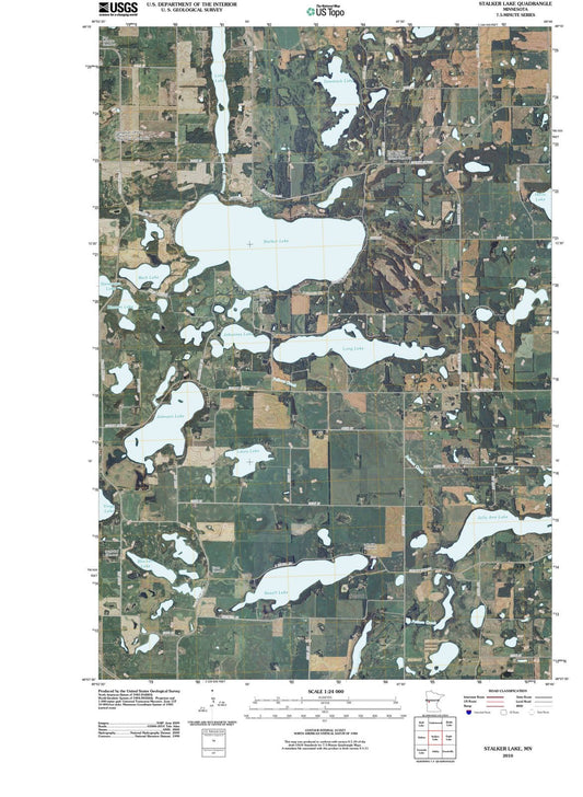 2010 Stalker Lake, MN - Minnesota - USGS Topographic Map
