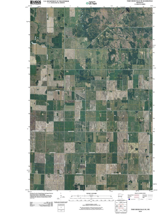 2010 Thief River Falls, MN - Minnesota - USGS Topographic Map v2
