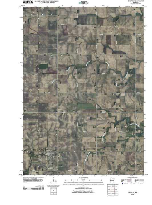 2010 Hayfield, MN - Minnesota - USGS Topographic Map