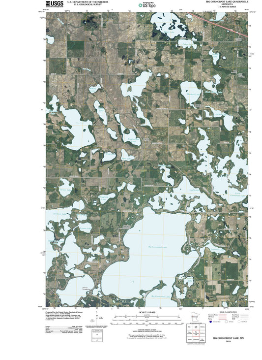 2010 Big Cormorant Lake, MN - Minnesota - USGS Topographic Map