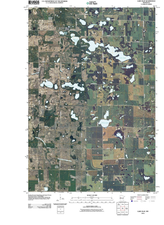2010 Lake Olaf, MN - Minnesota - USGS Topographic Map