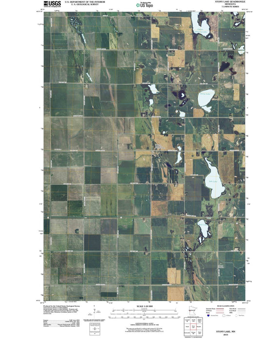 2010 Stony Lake, MN - Minnesota - USGS Topographic Map