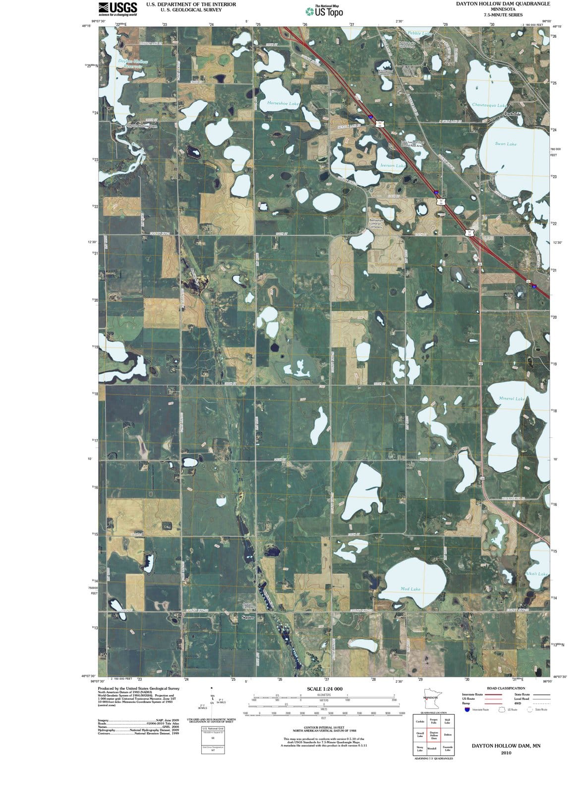 2010 Dayton Hollowam, MN - Minnesota - USGS Topographic Map