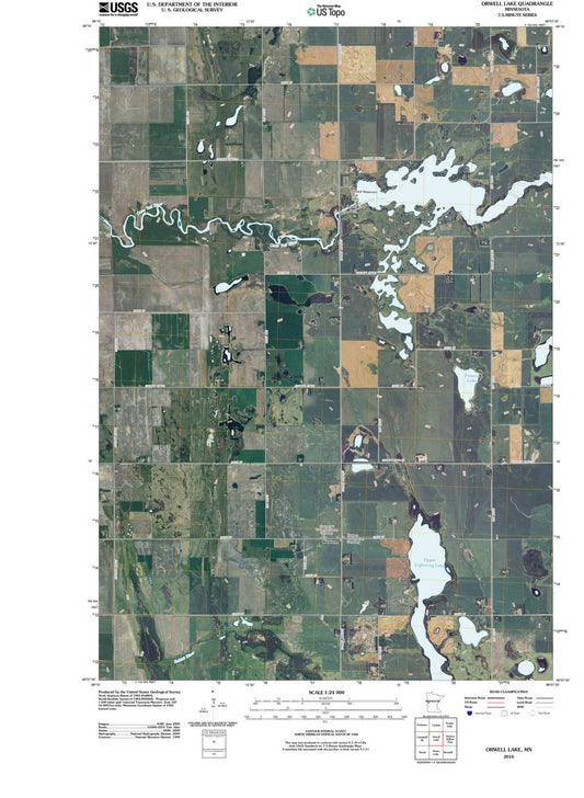 2010 Orwell Lake, MN - Minnesota - USGS Topographic Map