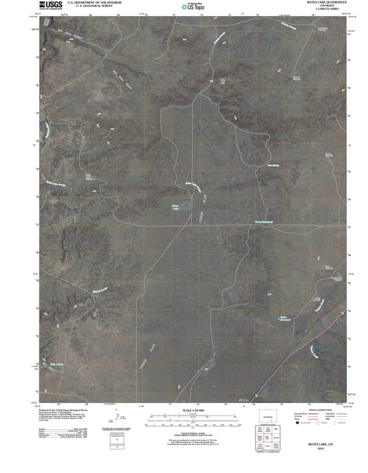 2010 Bates Lake, CO - Colorado - USGS Topographic Map