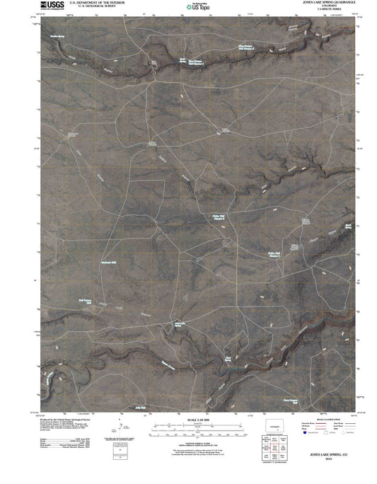 2010 Jones Lake Spring, CO - Colorado - USGS Topographic Map