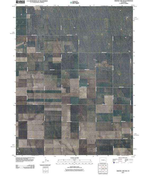 2010 Arsenic Lake, CO - Colorado - USGS Topographic Map v2