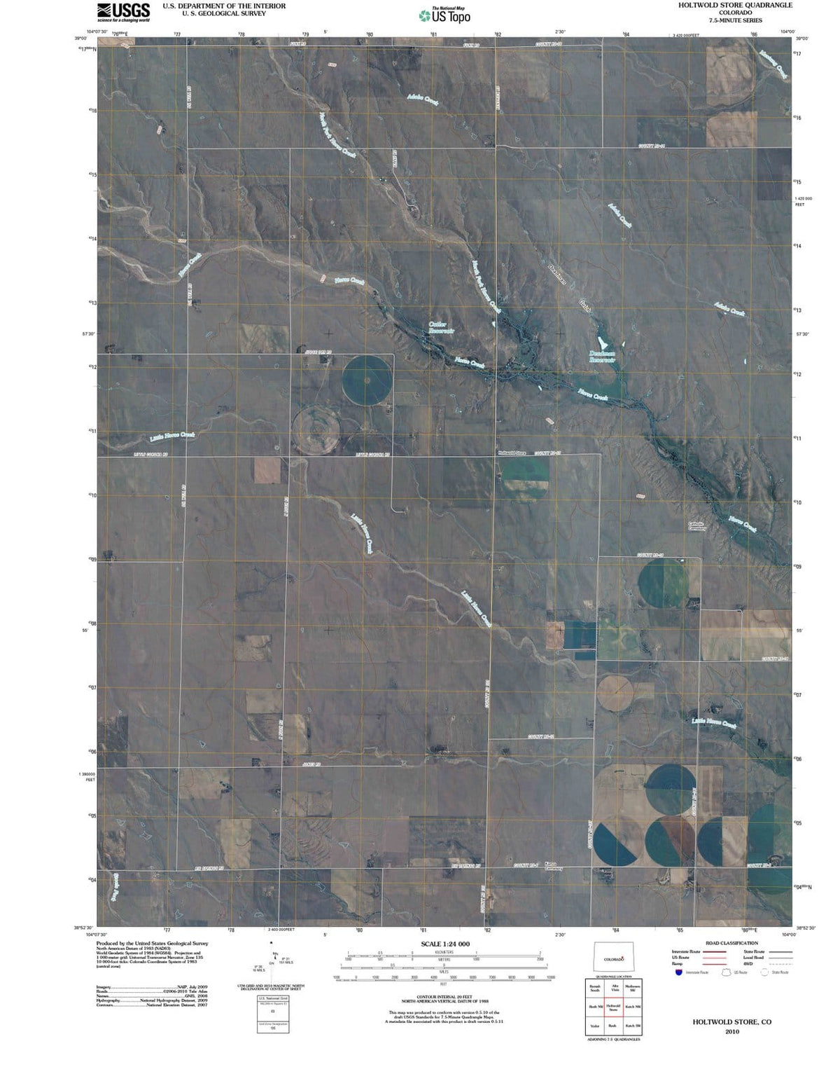 2010 Holtwold Store, CO - Colorado - USGS Topographic Map