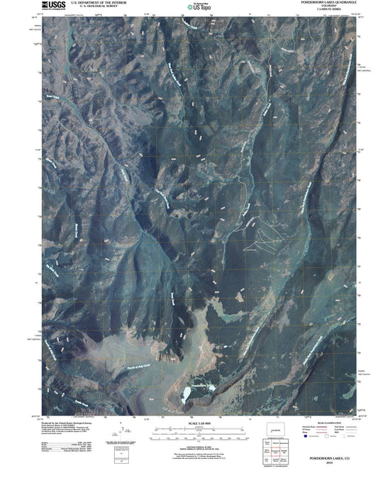 2010 Powderhorn Lakes, CO - Colorado - USGS Topographic Map