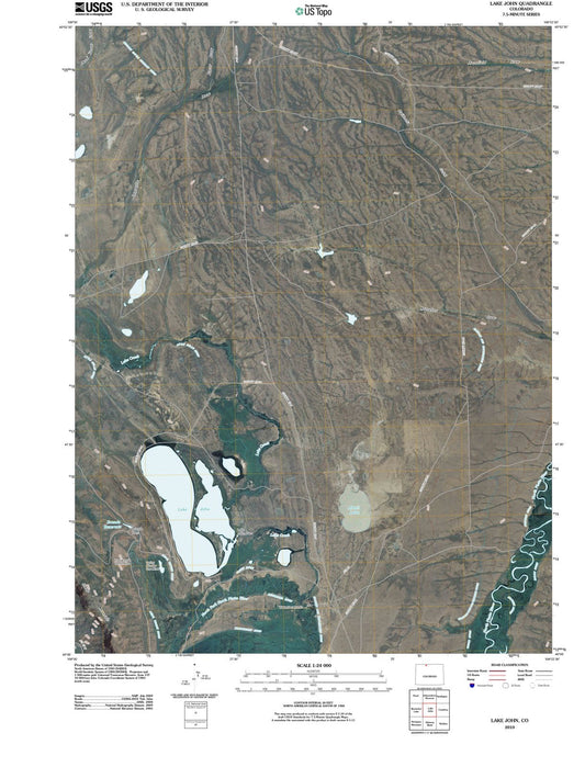 2010 Lake John, CO - Colorado - USGS Topographic Map