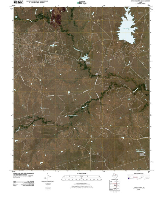 2010 Lake Electra, TX - Texas - USGS Topographic Map