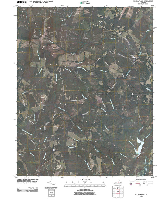 2010 Holiday Lake, VA - Virginia - USGS Topographic Map