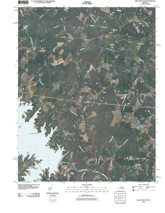 2010 Lake Anna East, VA - Virginia - USGS Topographic Map