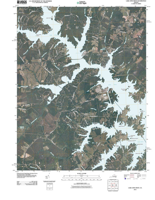 2010 Lake Anna West, VA - Virginia - USGS Topographic Map