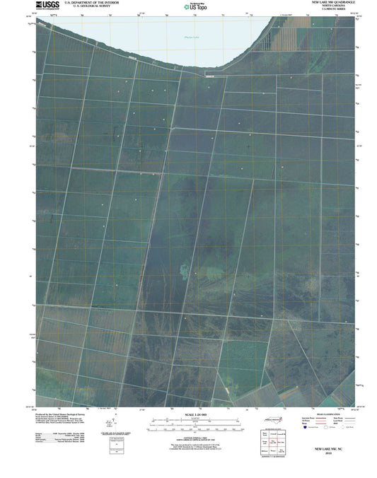 2010 New Lake, NC - North Carolina - USGS Topographic Map v2