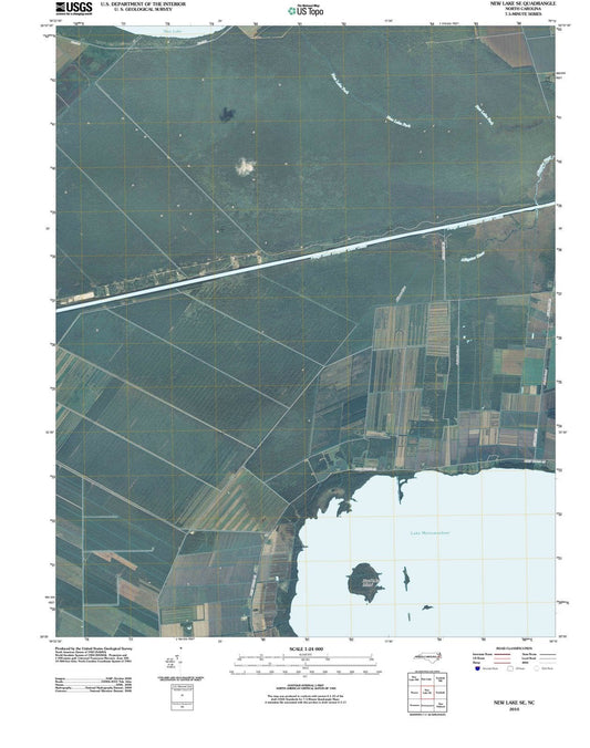 2010 New Lake, NC - North Carolina - USGS Topographic Map v3