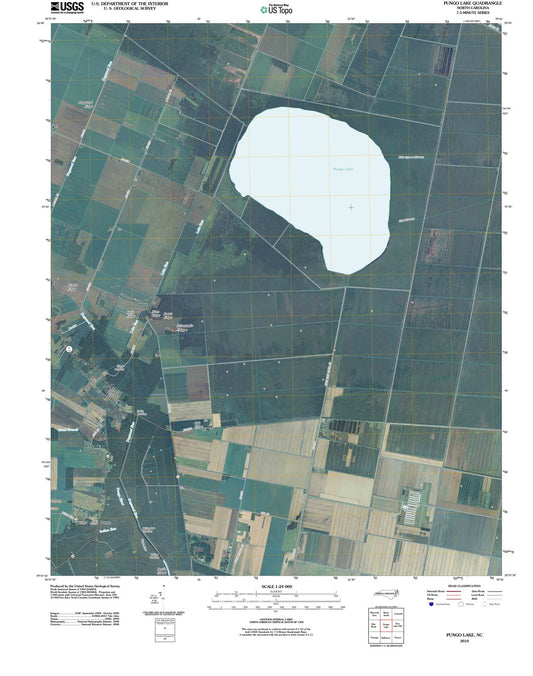 2010 Pungo Lake, NC - North Carolina - USGS Topographic Map