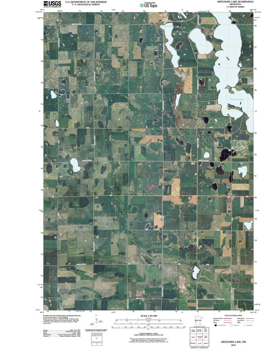 2010 Artichoke Lake, MN - Minnesota - USGS Topographic Map