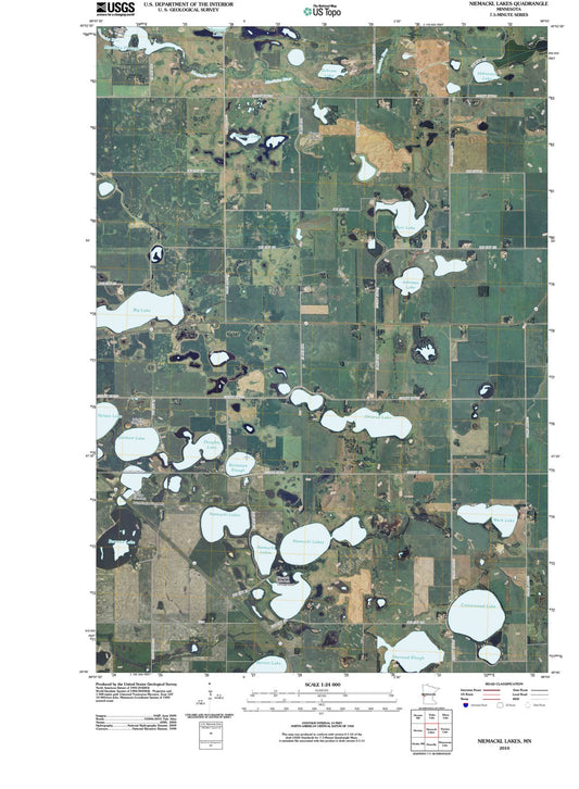 2010 Niemackl Lakes, MN - Minnesota - USGS Topographic Map