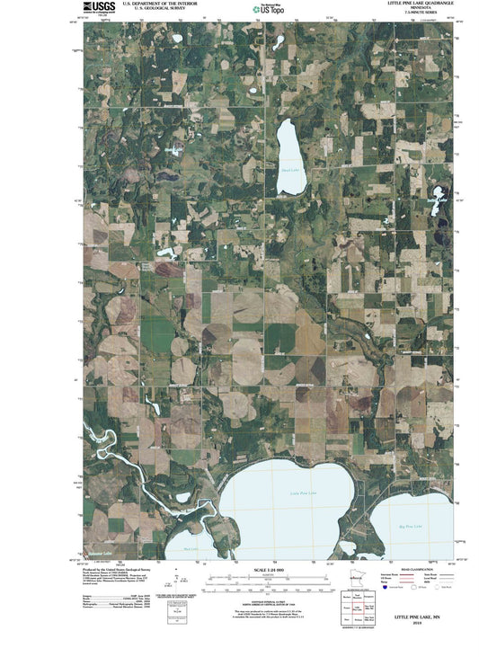 2010 Little Pine Lake, MN - Minnesota - USGS Topographic Map