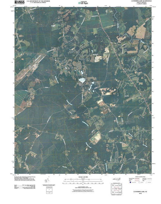 2010 Catherine Lake, NC - North Carolina - USGS Topographic Map