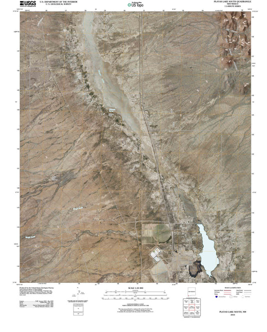 2010 Playas Lake South, NM - New Mexico - USGS Topographic Map