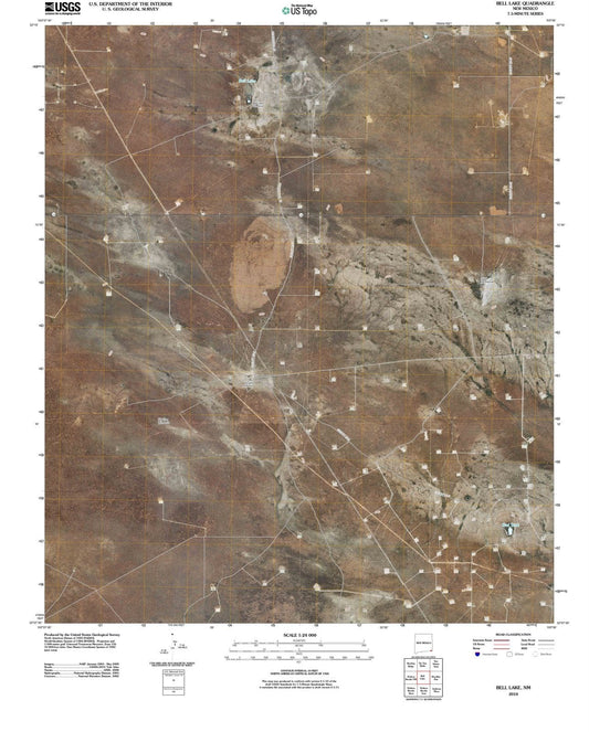 2010 Bell Lake, NM - New Mexico - USGS Topographic Map