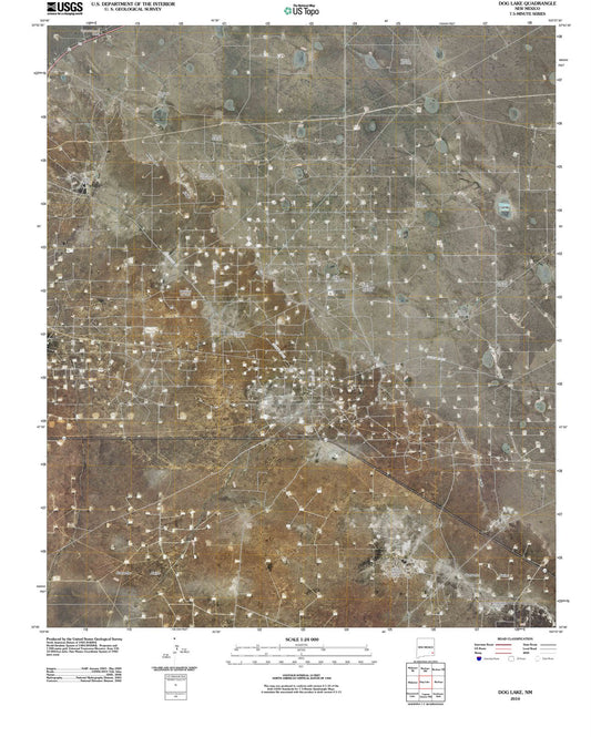 2010 Dog Lake, NM - New Mexico - USGS Topographic Map