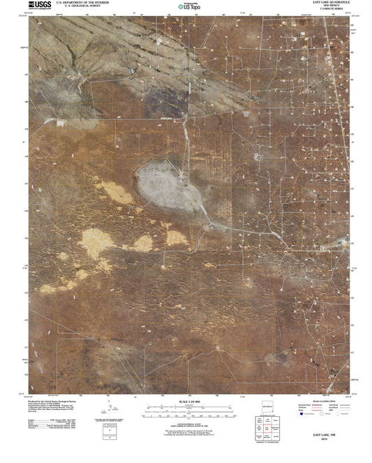 2010 East Lake, NM - New Mexico - USGS Topographic Map