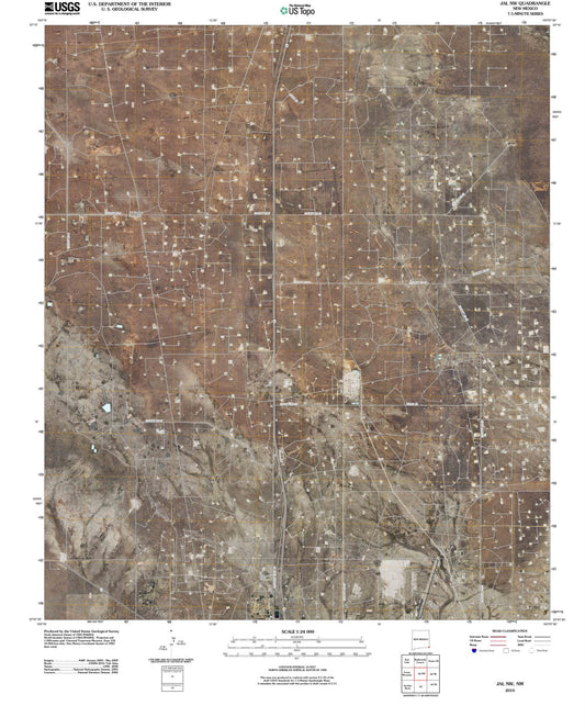 2010 Jal, NM - New Mexico - USGS Topographic Map v2